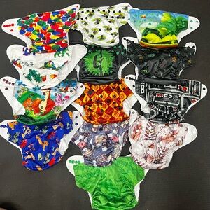 13 Cloth Diapers